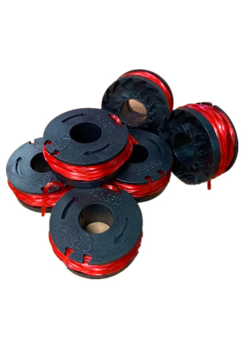 LBK Carrete de Repuesto para cortadora de césped Hyper Tough, 0,065 Pulgadas, Compatible con HT17-095-033-01, Paquete de 6