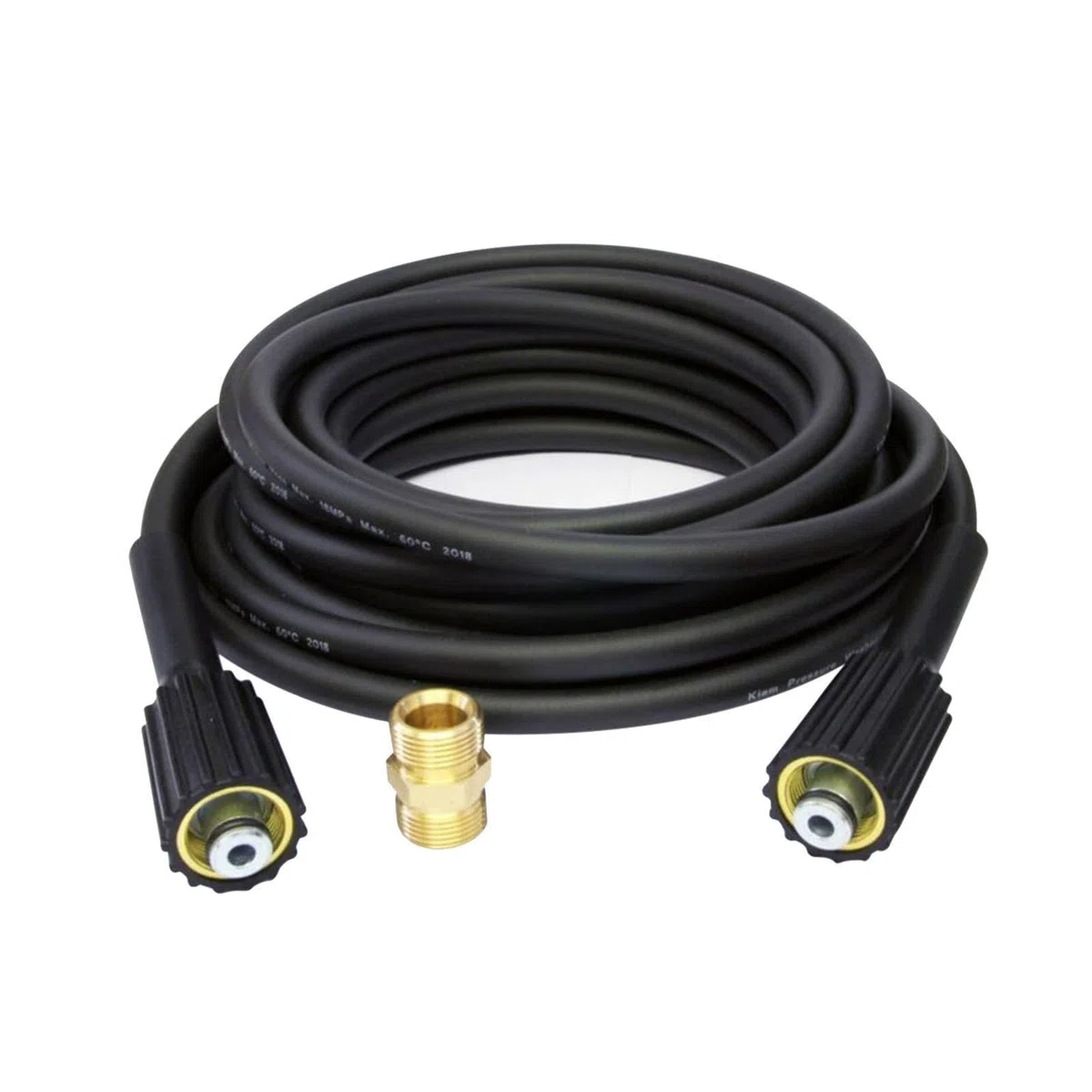 para Hidrolavadora Y Acoplamiento de Extensión M22/22 Mm Hembra a Macho, 5800 PSI, para Lavado de Autos, 15M