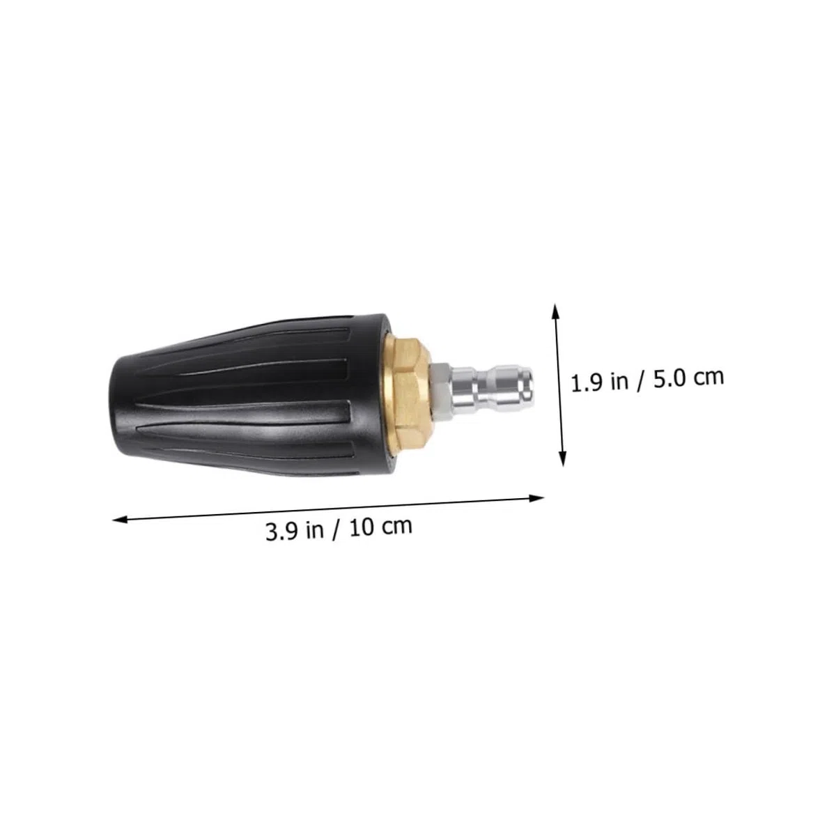 ORFOFE Boquilla de Hidrolavadora 3600 PSI Giro de Turbina | Cerámica, Cobre y Plástico, Conector Rápido para Limpieza de Terrazas y Suciedad Acumulada