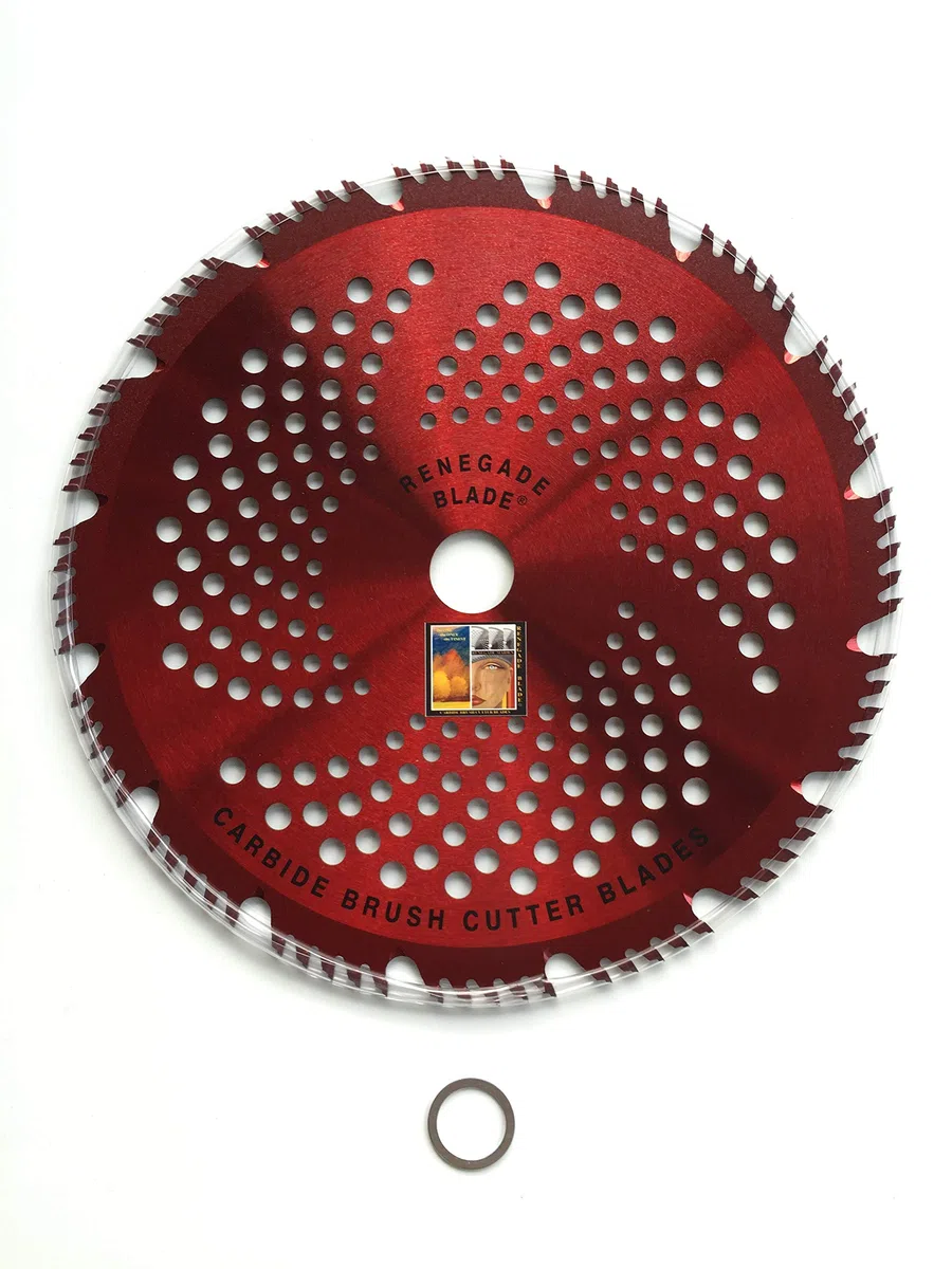 1 hoja 10 "-80t – Renegade" Razor/Hybrid – Combo especialidad – Renegade hoja® – Cuchillas de carburo cortador de matorrales Weed Eater, 254 mm