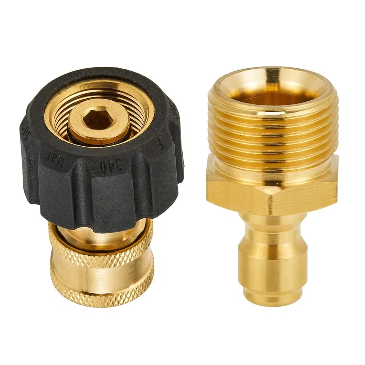 SBTRKT Juego de adaptadores for Lavadora de Alta presión, Kits de conexión rápida M22 a conexión rápida de 1/4 Pulgadas, 5000 PSI