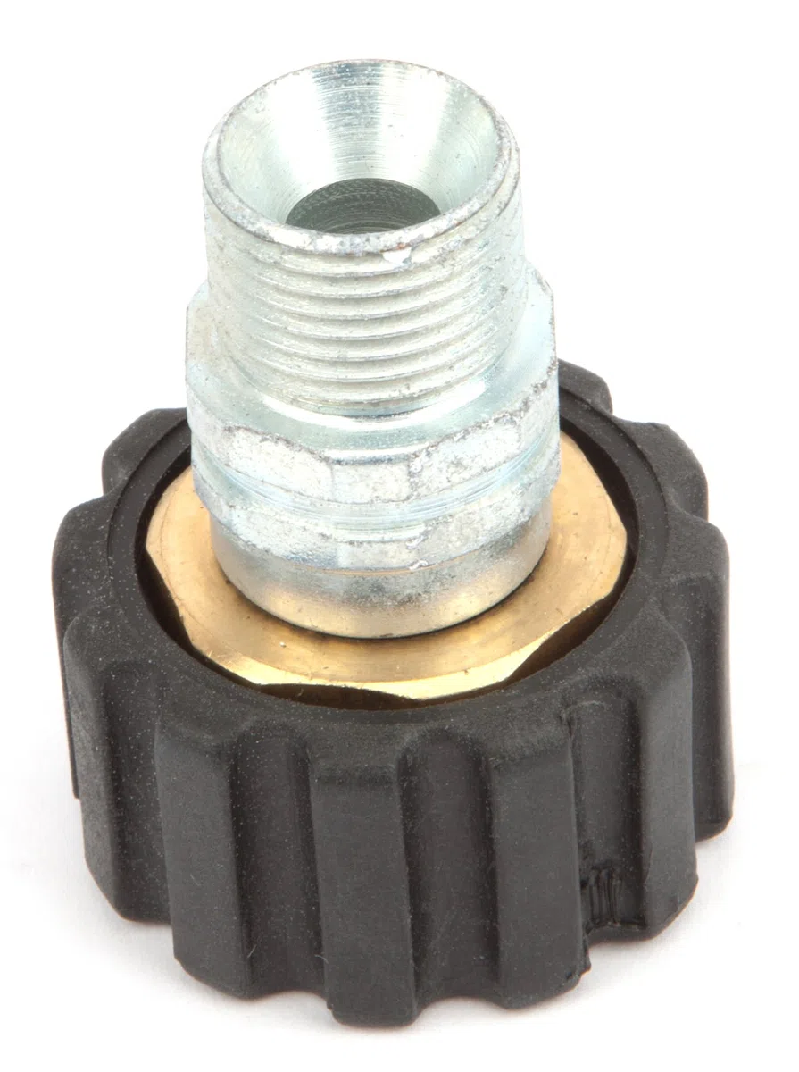 Forney 75109 limpiador a presión accesorios, rosca macho acoplamiento, M22 F a 3/8-inch macho NPT
