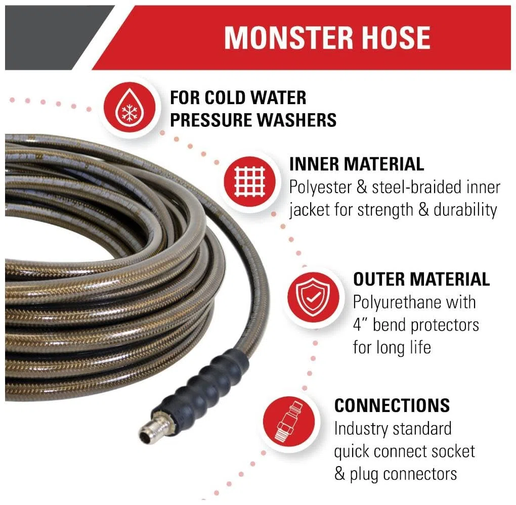 Morflex Technology Hose, 3700 PSI, 5/6-In. x 50-Ft. -41109