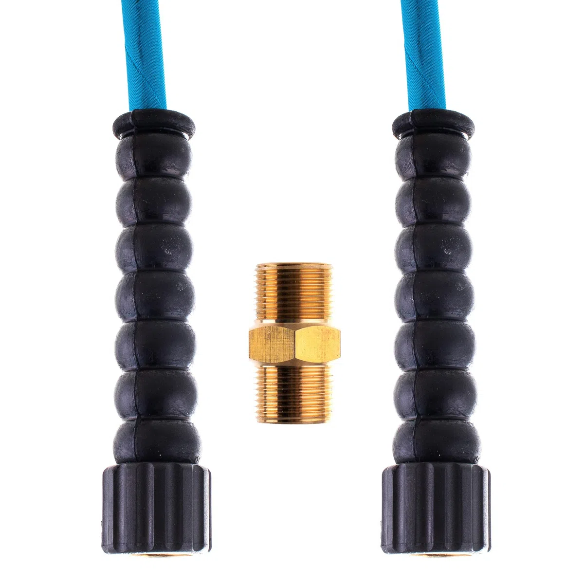 Tubo de manguera para limpiadora de alta presión - Recambio de manguera de extensión Kärcher - 250bar DN6 Profi M22x1,5 Manguera de alta presión para Kärcher HD HDS - Azul - Manguera de 15 m