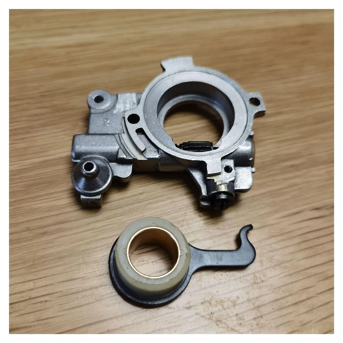 Juego de Engranajes helicoidales de Aceite Compatible con Motosierra 066 MS660 (repuestos)