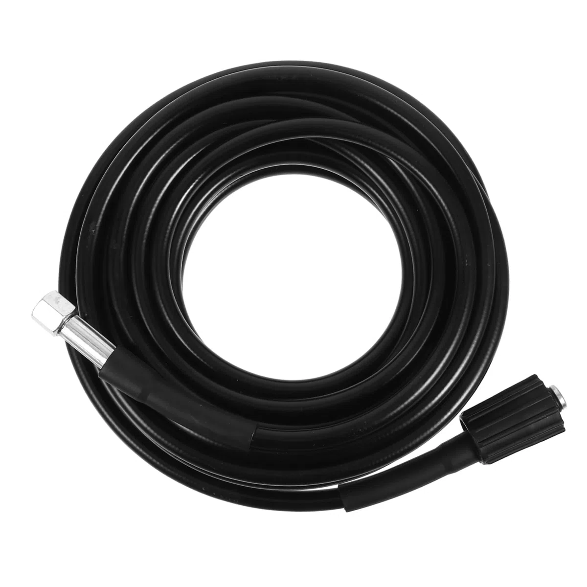 Manguera Para Hidrolavadora De Alta Presión 8m 160bar Rosca M22 Negra Resistente Para Agua Fría Uso En Jardín y Limpieza Exterior