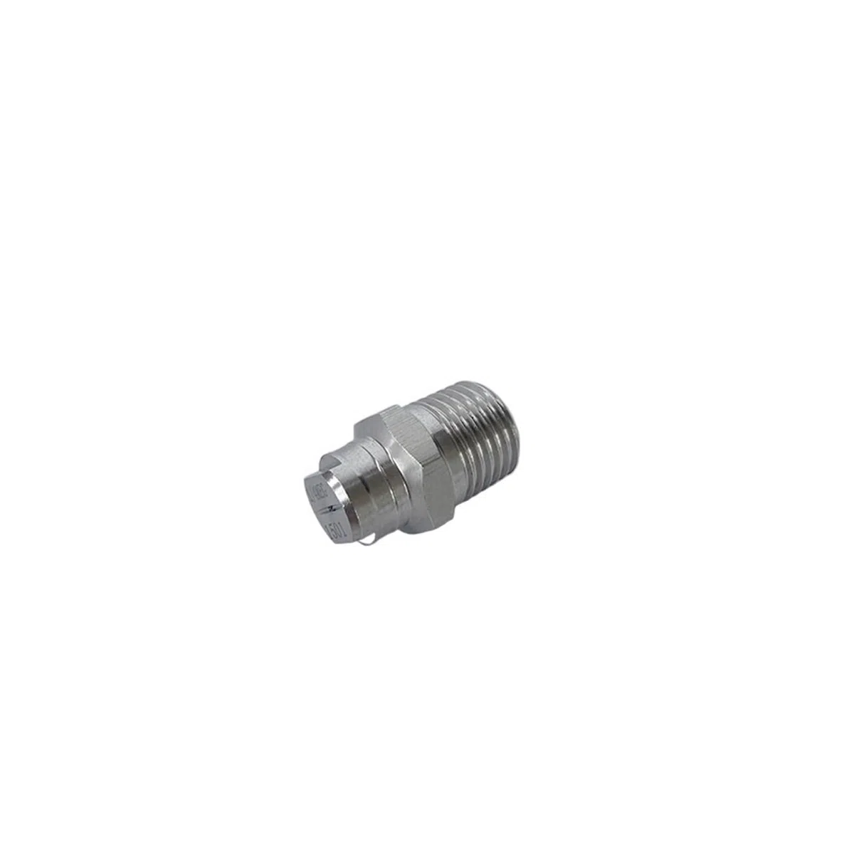 Boquilla de pulverización de abanico plano, Boquilla de lavadora alta presión con ventilador plano acero inoxidable 1/4 pulgadas, ángulo 0-65 grados(1l4 6005)
