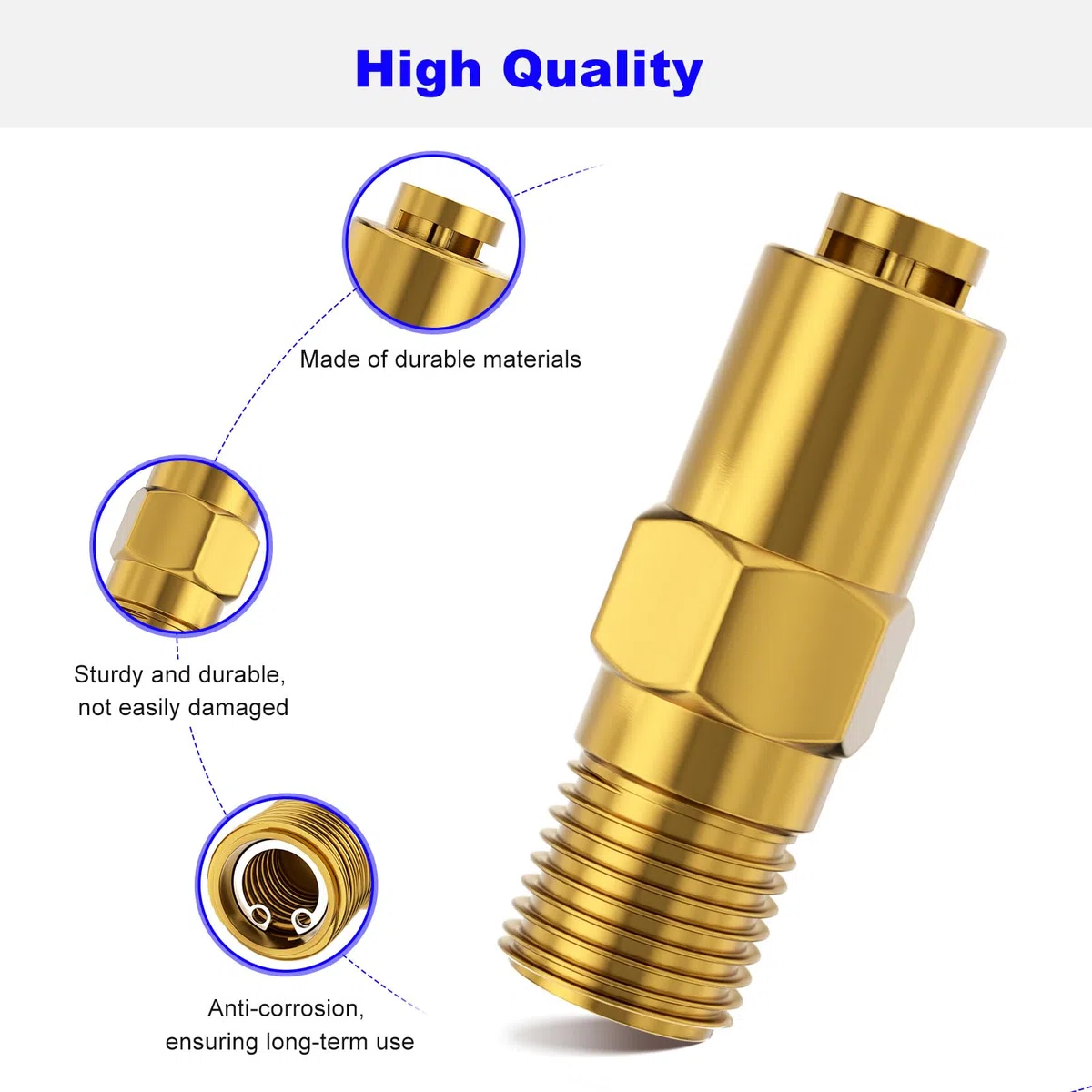 Allparts Equipment 7101359 - Válvula de alivio térmico para lavadora a presión, 1/4 MPT, válvula de alivio térmico para bomba de émbolo triple AAA