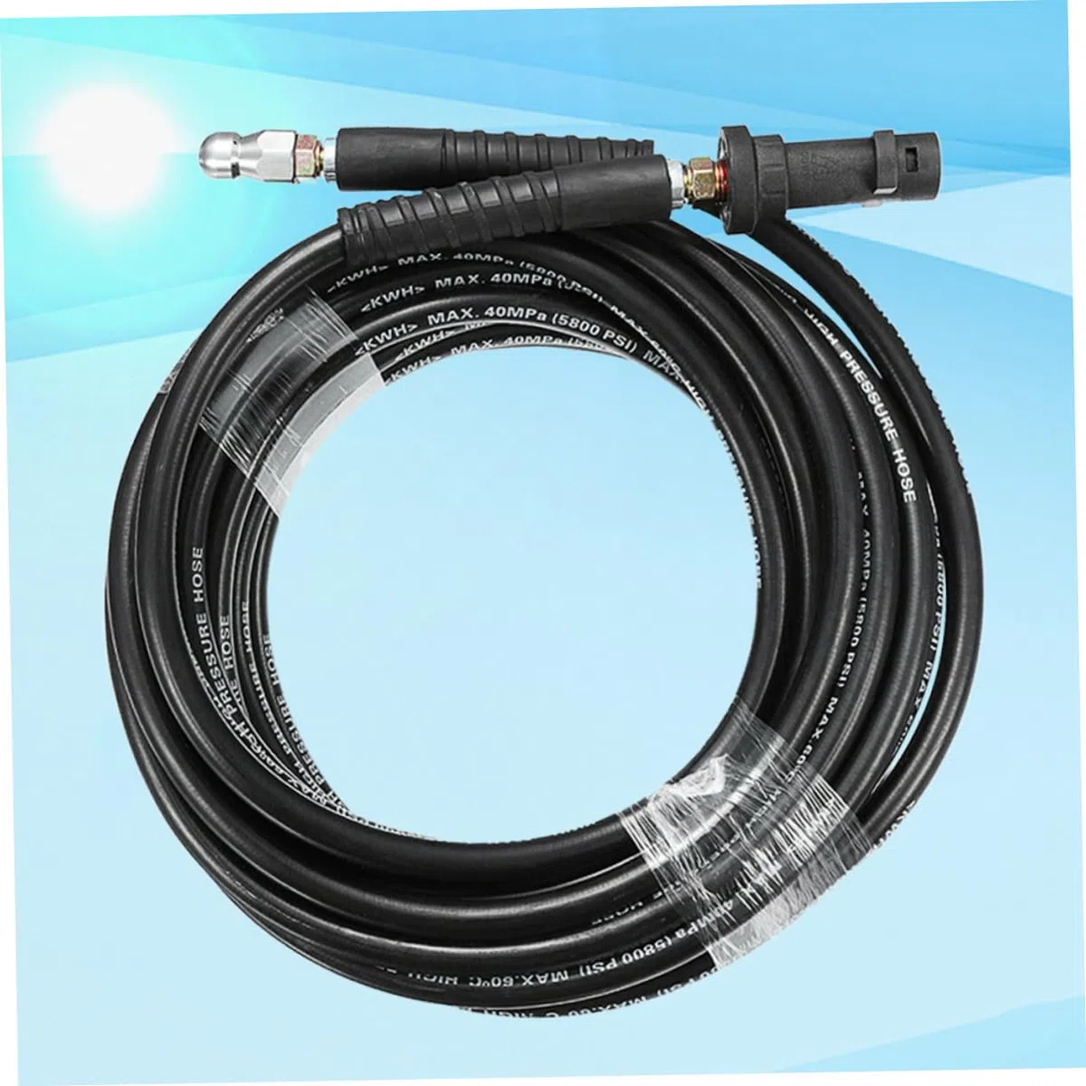Manguera de Alta Presión de Lavadora Compatible con Karcher Flexible para Limpieza de Desagües y Tuberías Accesorio para Hidrolimpiadoras Eléctricas