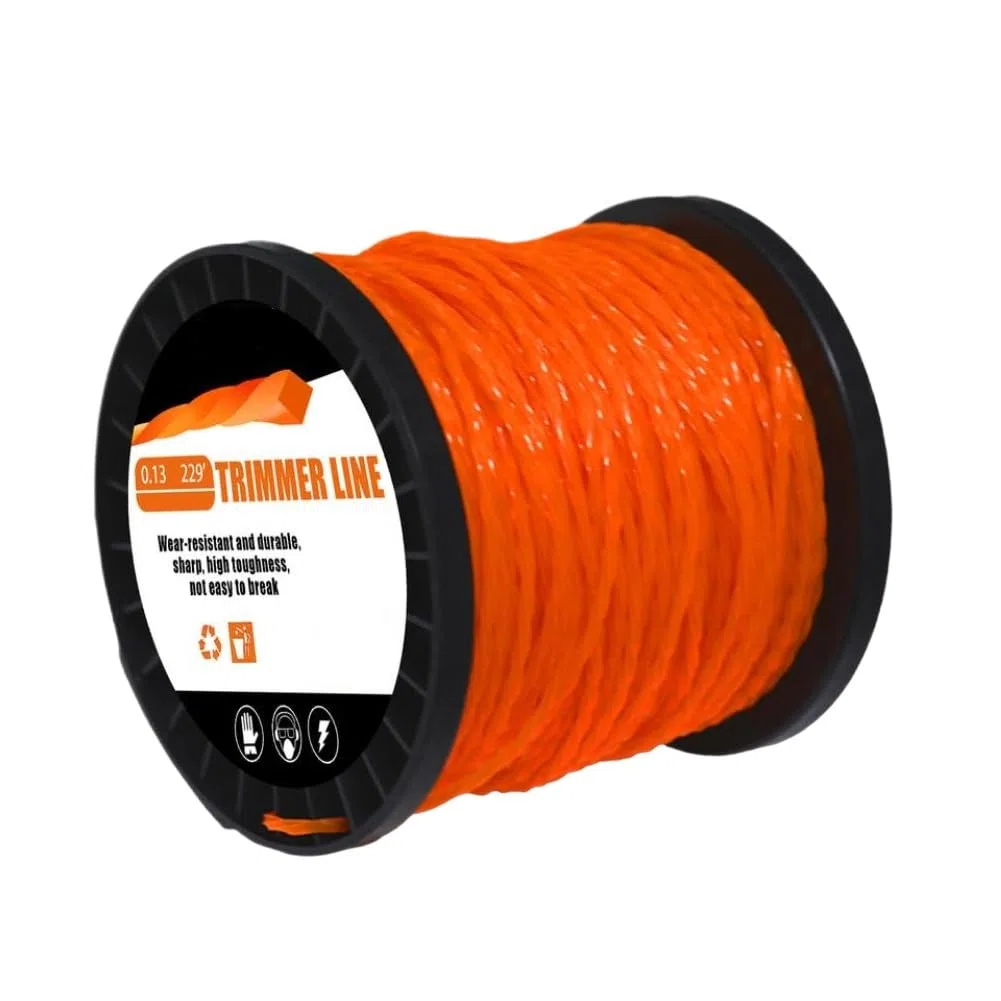 Línea desbrozadora de Malas Hierbas retorcida de 2,0 mm a 4,0 mm Compatible con cortadoras de césped y jardín(2.4mm)