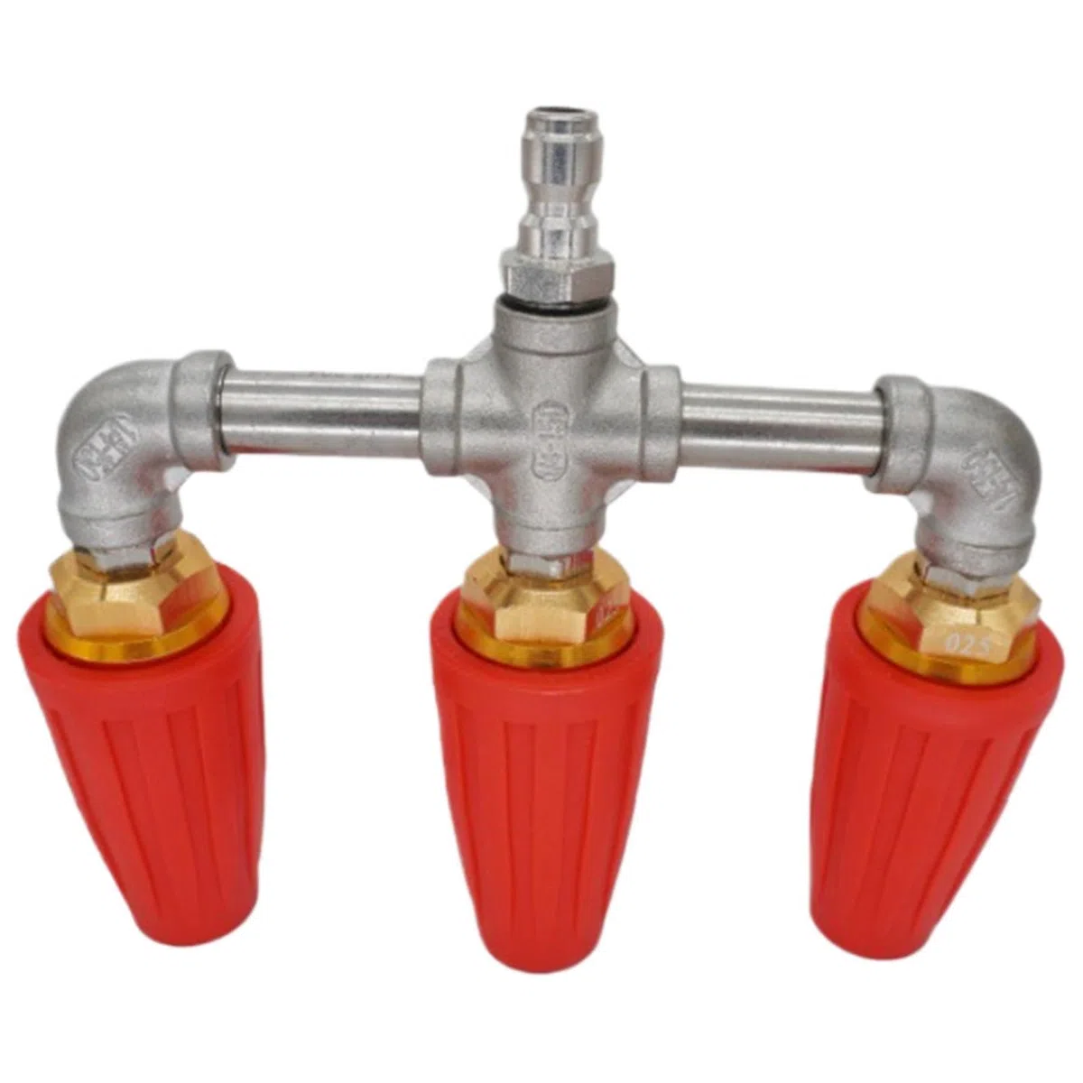 Boquilla Triple Turbo Para Hidrolimpiadora Conexión Rápida De 1/4 Pulgada | Inyector Rotativo Para Limpiadora para Casa Jardín Pavimento Cercas Suelo Paredes Tarima En