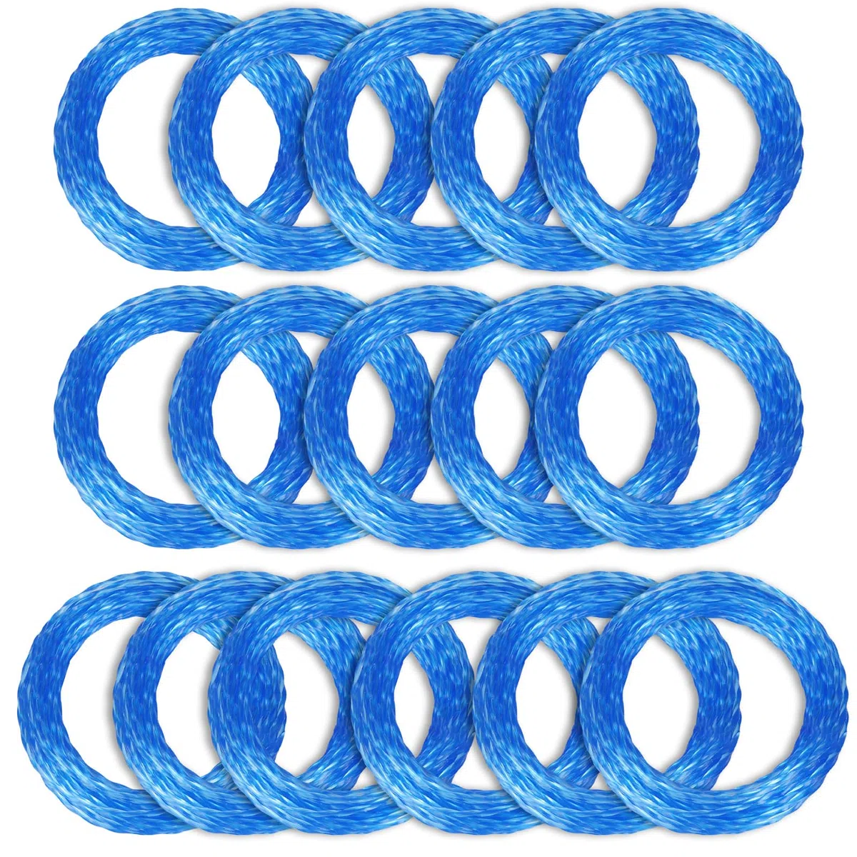KAL 595-06 KSLA 59540-03 Línea de recortadora trenzada precortada de 0.08 pulgadas y 256.6 pies compatible con recortadora de cuerda Kobalt 80V: 1160325,1130001,820915,623439, Greenworks 80