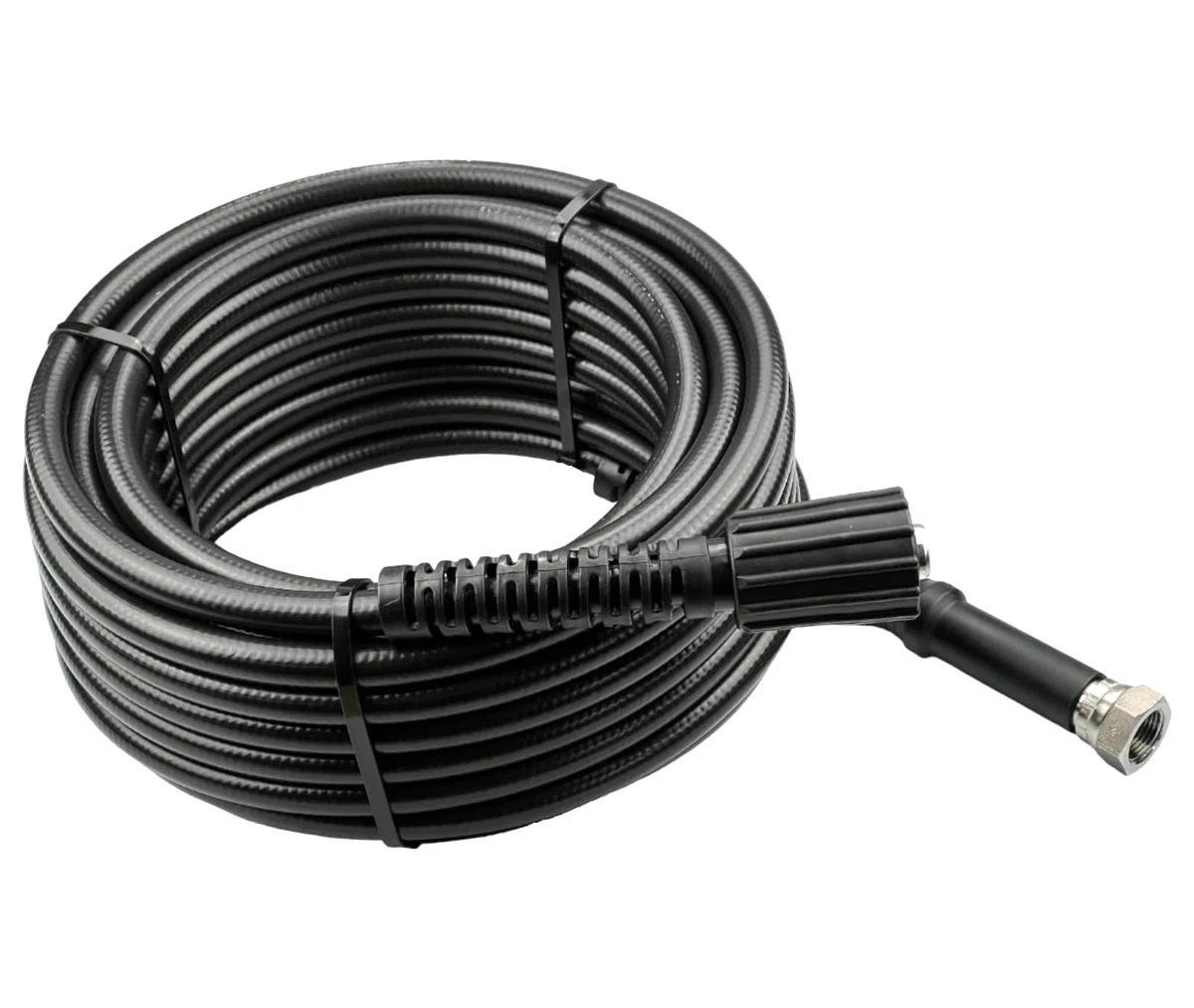 M&M Smartek manguera HP 10 m, 160 bar, para Kärcher/Kränzle, alta presión | Manguera reforzada de alta presión con protección anti-dobleces; comprobar conexiones, presión, temperatura y equipo seguro.
