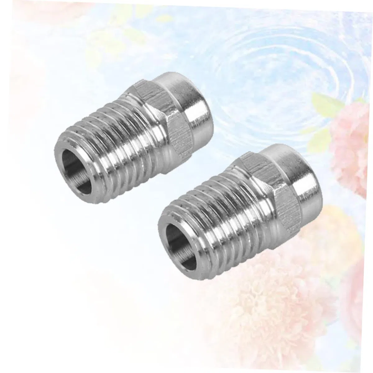 6piezas Boquilla De Pulverización De Acero Inoxidable De Grados Para Limpiadoras Presión De Boquilla De Alta Presión Patrón De Pulverización Uniforme Repuesto Para Aumentar La