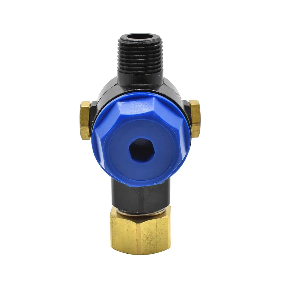 Interstate Pneumatics PW7204 - Filtro de Entrada de Agua Hembra (3/4" NH x 1/2" MNP), Color Azul