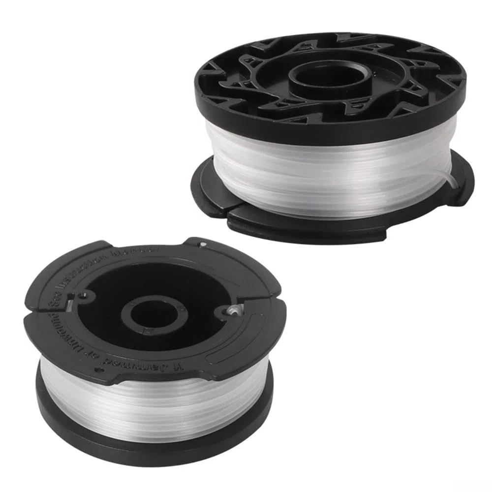 Bobina de Repuesto para Hilo de cortabordes, Carrete de alimentación automática y Repuesto de línea for Modelos de Recortadora Black & Decker, Paquete de 3