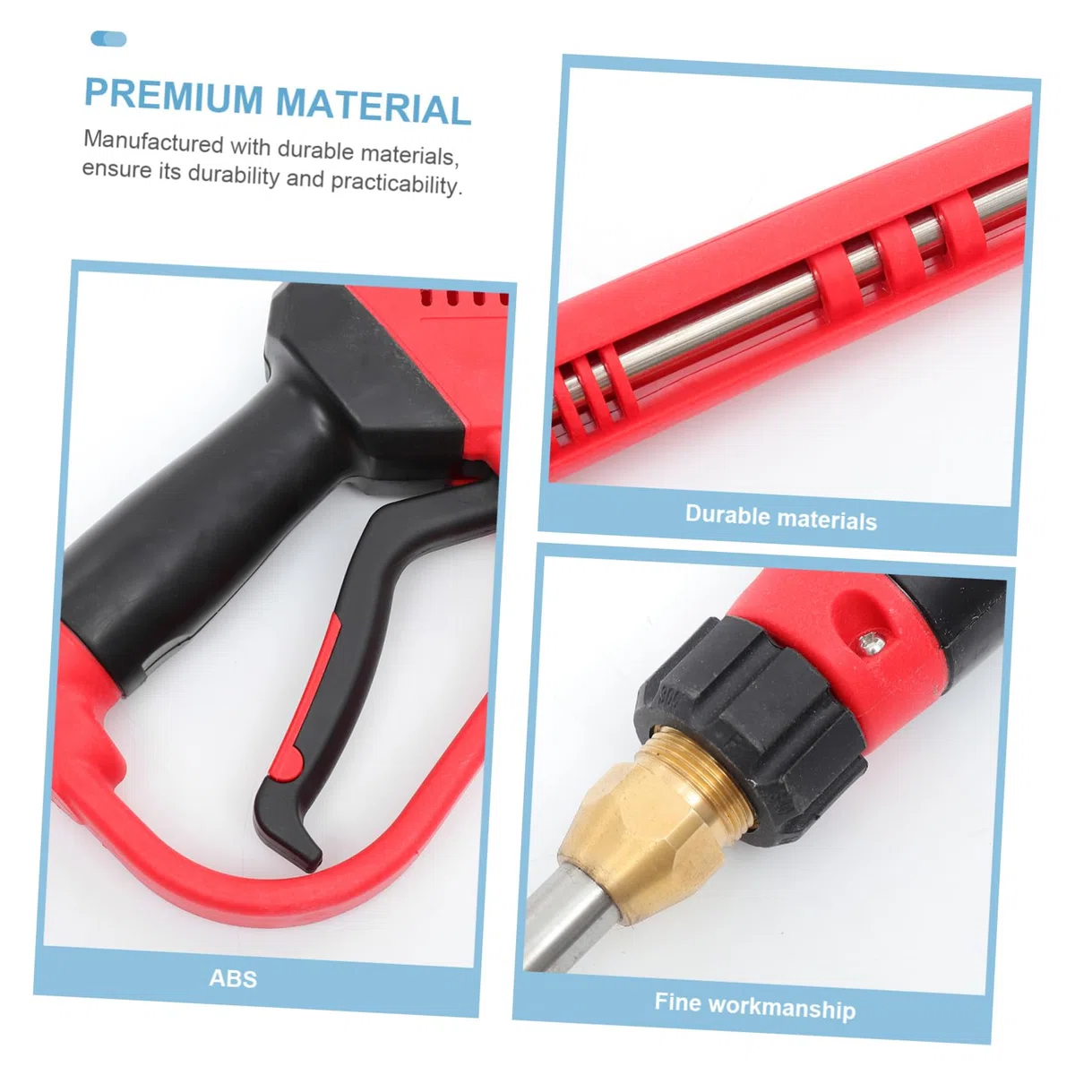 UKCOCO Pistola De Limpieza De Alta Presión Rociador De Limpieza PSI con Varilla De Extensión Reemplazable y Automóvil