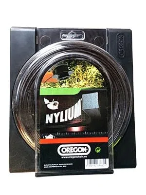 Nylium - Hilo desbrozadora cuadrada, 2,4 mm x 60 m