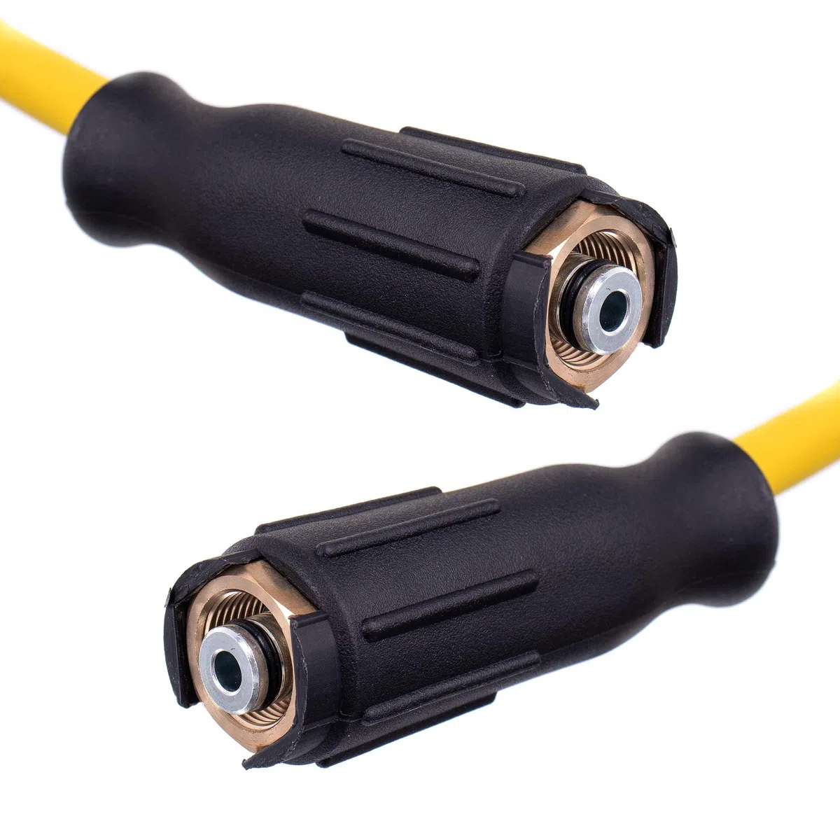 Manguera de alta presión de 25m de extensión 250bar AMARILLA Trenzado de acero DN6 M22 compatible con Kärcher HD HDS