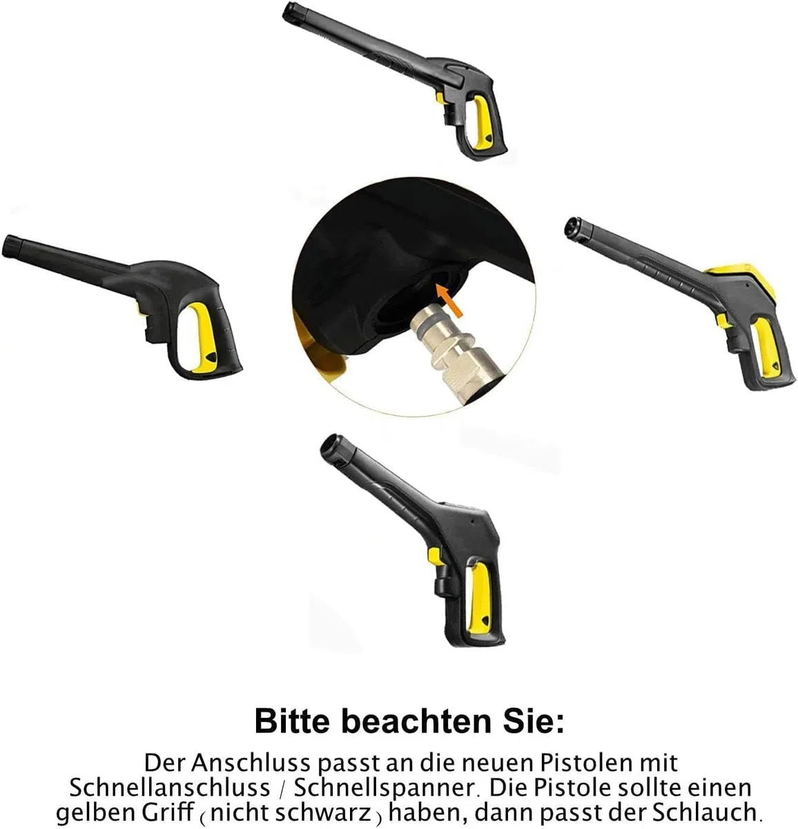 M&M Smartek Manguera de alta presión 20 m para Kärcher K2-K7, Quick Click | Para pistolas Kärcher G160/G180 y K2-K7 a partir de 2008; rosca hembra M22, acoplamiento rápido y manguito flexible.