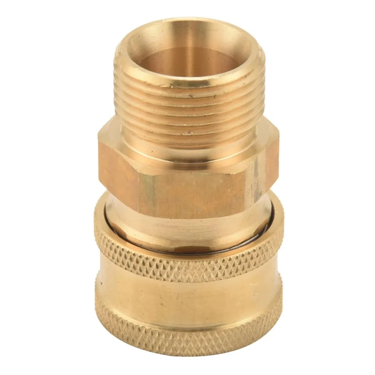 VNE Juego de adaptadores for Lavadora a presión 12X, Kit de conexión rápida, Conector Giratorio Hembra métrico M22 de 15 mm a Conector Macho M22