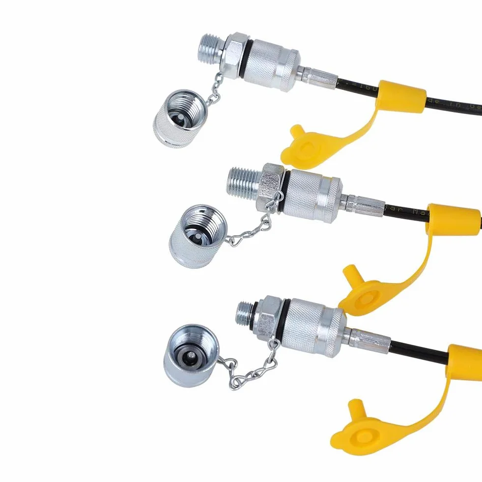 Kit Hidráulico para Excavadora, Caja con Accesorios de Pruebas Hidráulicas de Excavadoras Utilizado para Pruebas de Presión Hidráulica de Maquinaria de Construcción