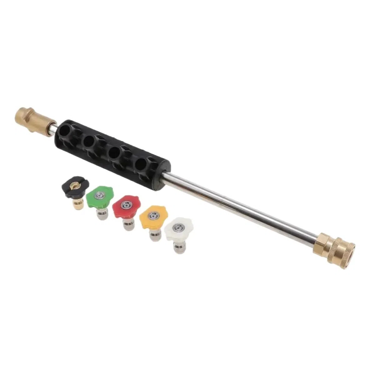 Varilla de Extensión para Hidrolimpiadora Kit de Accesorios for Lavadora a presión, Varilla extensión conexión rápida con Puntas Boquilla for entradas K2 K3 K5