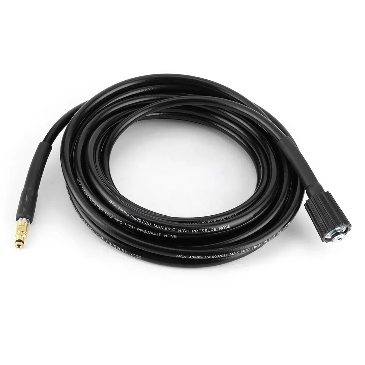 Presión de manguera lavadora 40MPa/5800PSI para limpieza agua, tubo goma apto para Karcher K2 K3 K4 K5 Piezas de automóviles(10m)