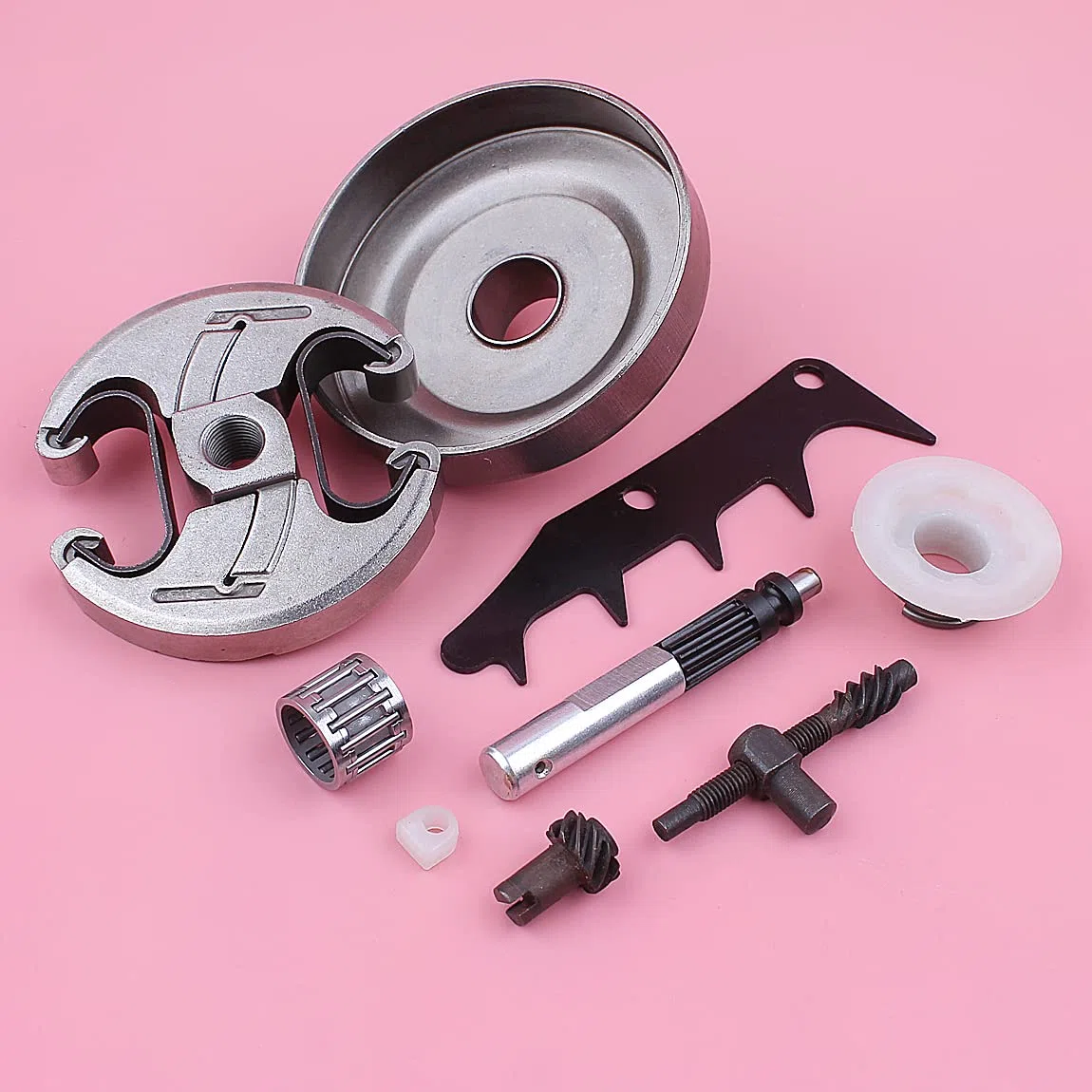 Tambor de Embrague .325 7T Apto for 445 450, Tensor Cadena, Kit Engranaje helicoidal Aceite, Repuesto Motosierra 578097901 503905901