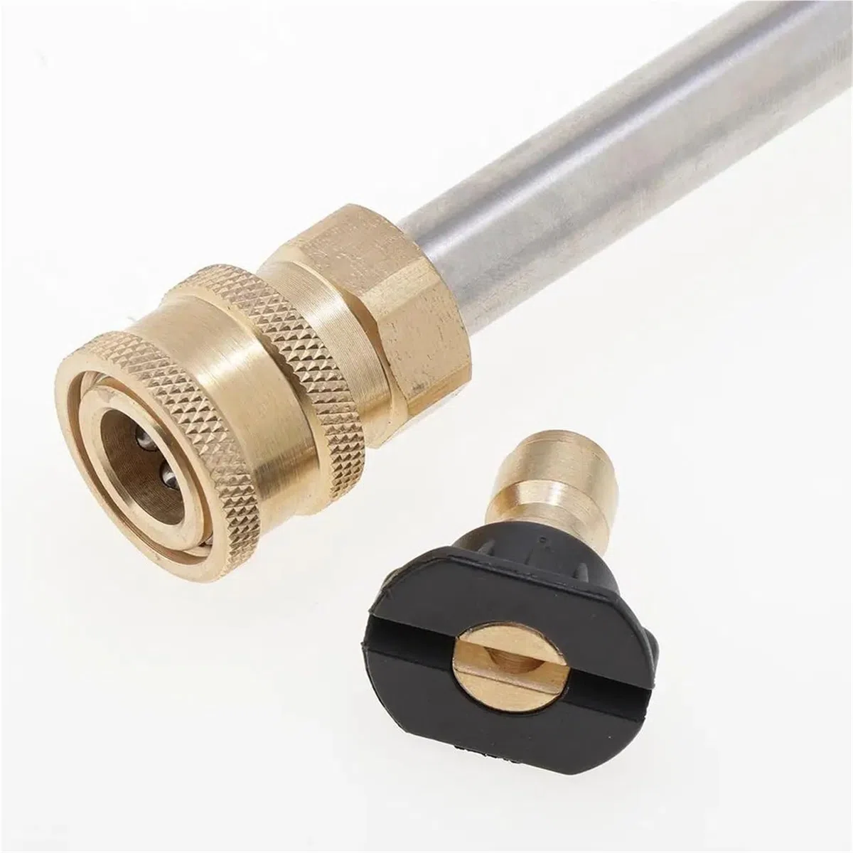 Varilla de Extensión para Hidrolimpiadora Kit de Accesorios for Lavadora a presión, Varilla extensión conexión rápida con Puntas Boquilla for entradas K2 K3 K5