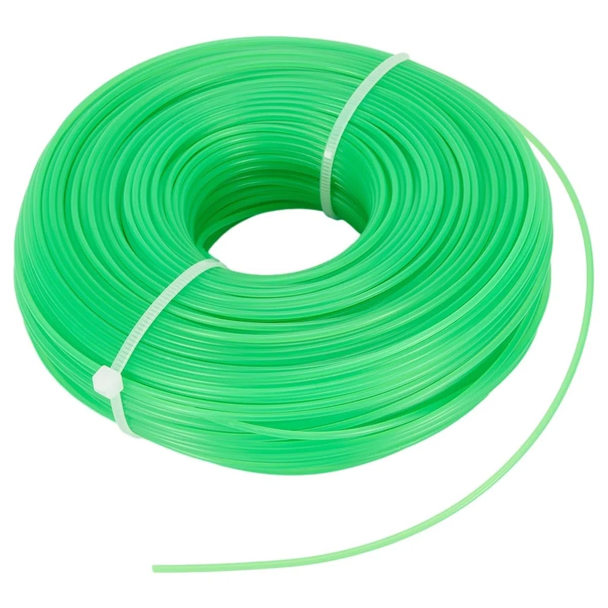 Hilo Desbrozadora Línea de corte de 100M, hilo de desbrozadora de césped y jardín, línea de repuesto, cortadora de línea, cable de repuesto blanco for herramienta eléctrica de jardín doméstico, 1 ud.
