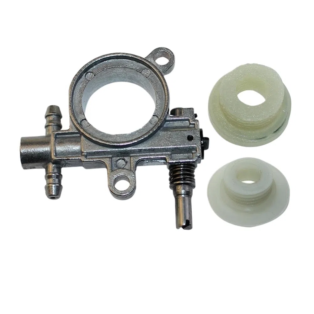 Conjunto de bomba de aceite y engranaje helicoidal compatible con motosierras T425 T435 T439 GZ360 GZ3500 GZ3500T CS2125T CS2136T
