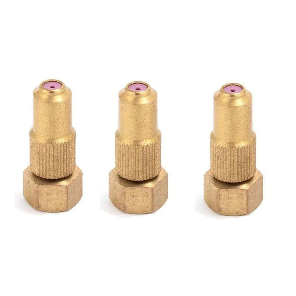 Puntas para hidrolimpiadoras, Puntas de boquilla pulverización ajustable latón 1,5mm M14x1, con junta tórica arandela 2-10 Uds(Brass Ceramic Spray Disc,10pc)