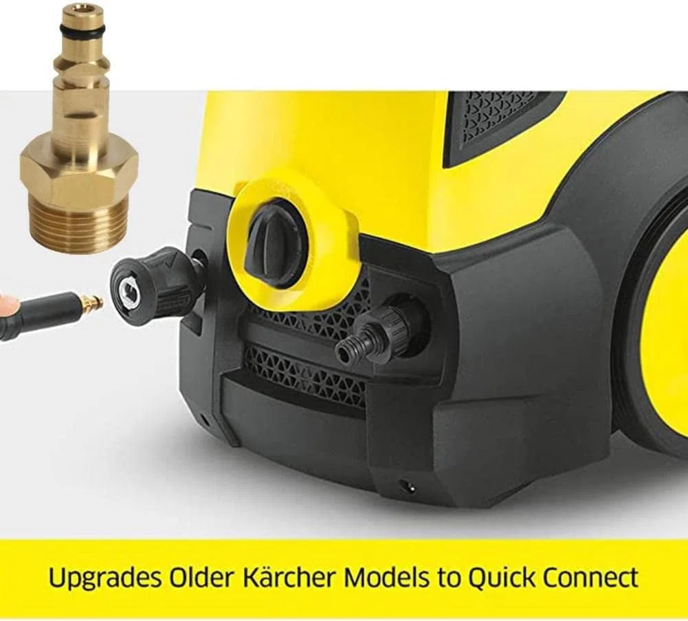 Adaptador M22 Adaptador de manguera de lavadora de alta presión Tubo de presión Conector rápido Convertidor Ajuste para lavadora a presión serie K