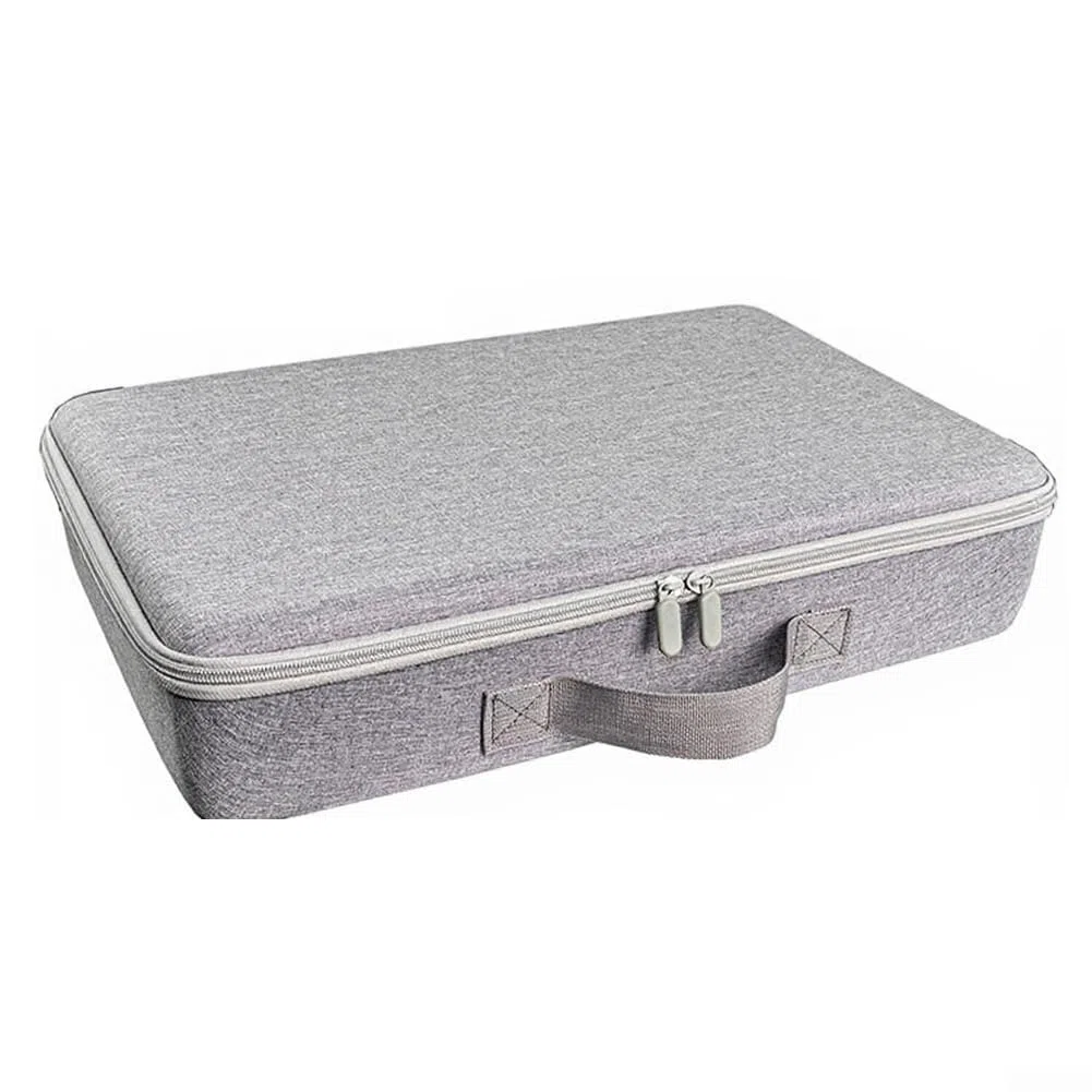 Compatible con Ecovacs W1s W2s W920 Bolsa de almacenamiento EVA Funda rígida Mango portátil para limpieza de ventanas Robot Protección (A)