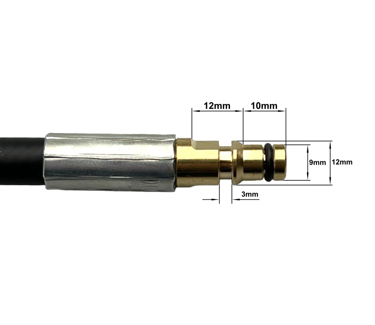 Manguera de alta presión de calidad premium para limpiadores de alta presión Kärcher K2 - K7 originales / Quick Click con M22 IG / 2.641-706.0/26417060 / 2641706/2641-7060 - Longitud seleccionable (40