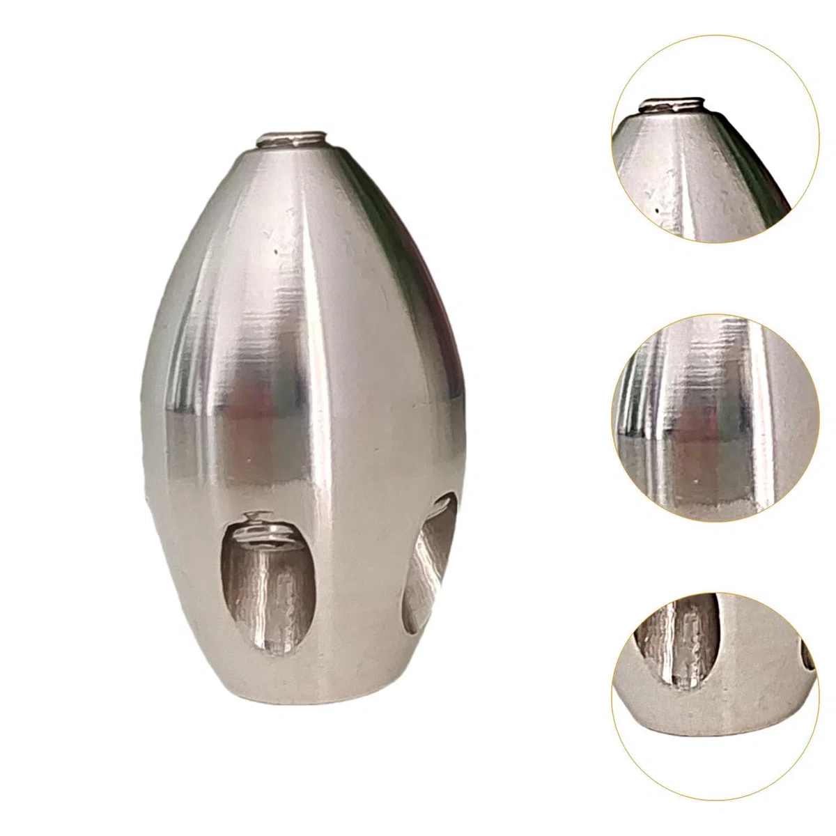 Milageto Presión de Boquilla de 150-200 kg 1/2 "Rosca Interna, Acero, Boquilla de Limpieza de desagüe, para Lavadora a presión de apartamento, 40l por Minuto