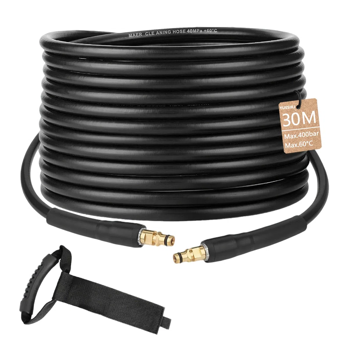 Manguera De Alta Presión De 30 M Para Kärcher K2 K3 K4 K5 K6 K7 Con Sistema De Conexión Rápida Click Quick Connect, Accesorios De Manguera De Alta Presión, Manguera De Repuesto De Alta Presión
