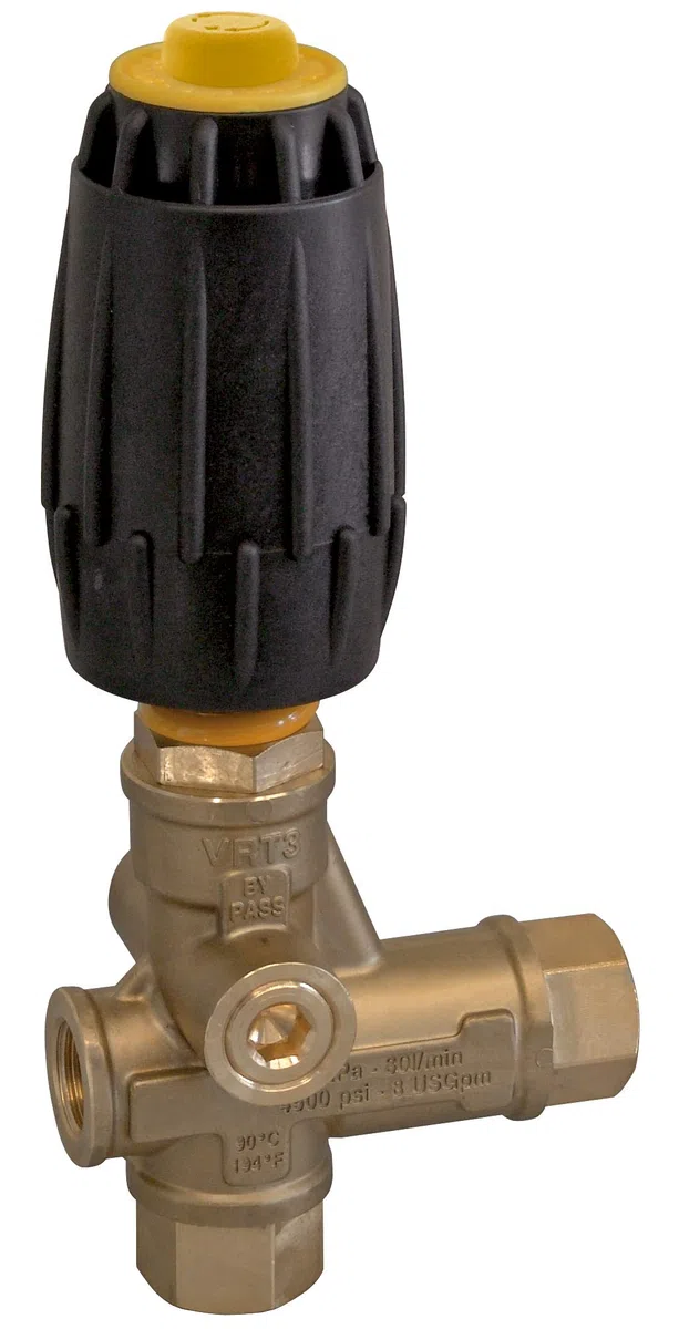 Lavadora a presión VRT 3 Descargador, 2320 PSI, 10.5 GPM, 3/8 pulgadas FNPT, color amarillo