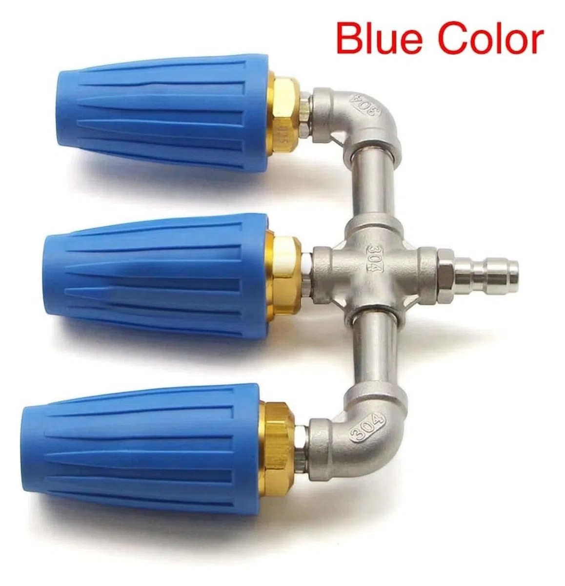 Boquilla Triple Turbo azul | Para lavadoras a presión de alto flujo, limpieza eficiente en agua