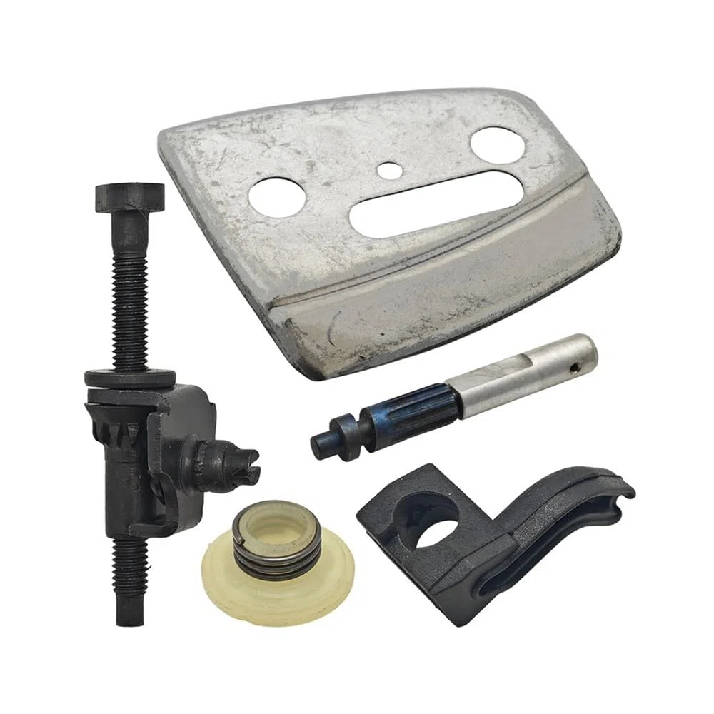 Placa de Barra de Aceite del Tensor de Cadena Compatible con Motosierra CS2145, CS2150, CS2141 y CS2145