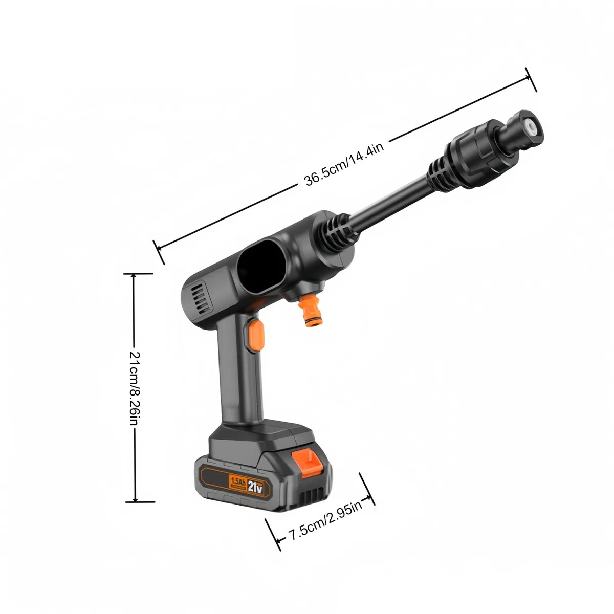 Hidrolimpiadora Portátil 2 Modos Ajustables, Limpiadora, Máquina | Rociador Con Manguera De Alta Presión Máquina Para Lavar Coches, Entradas, Patios, Exteriores, Caravanas