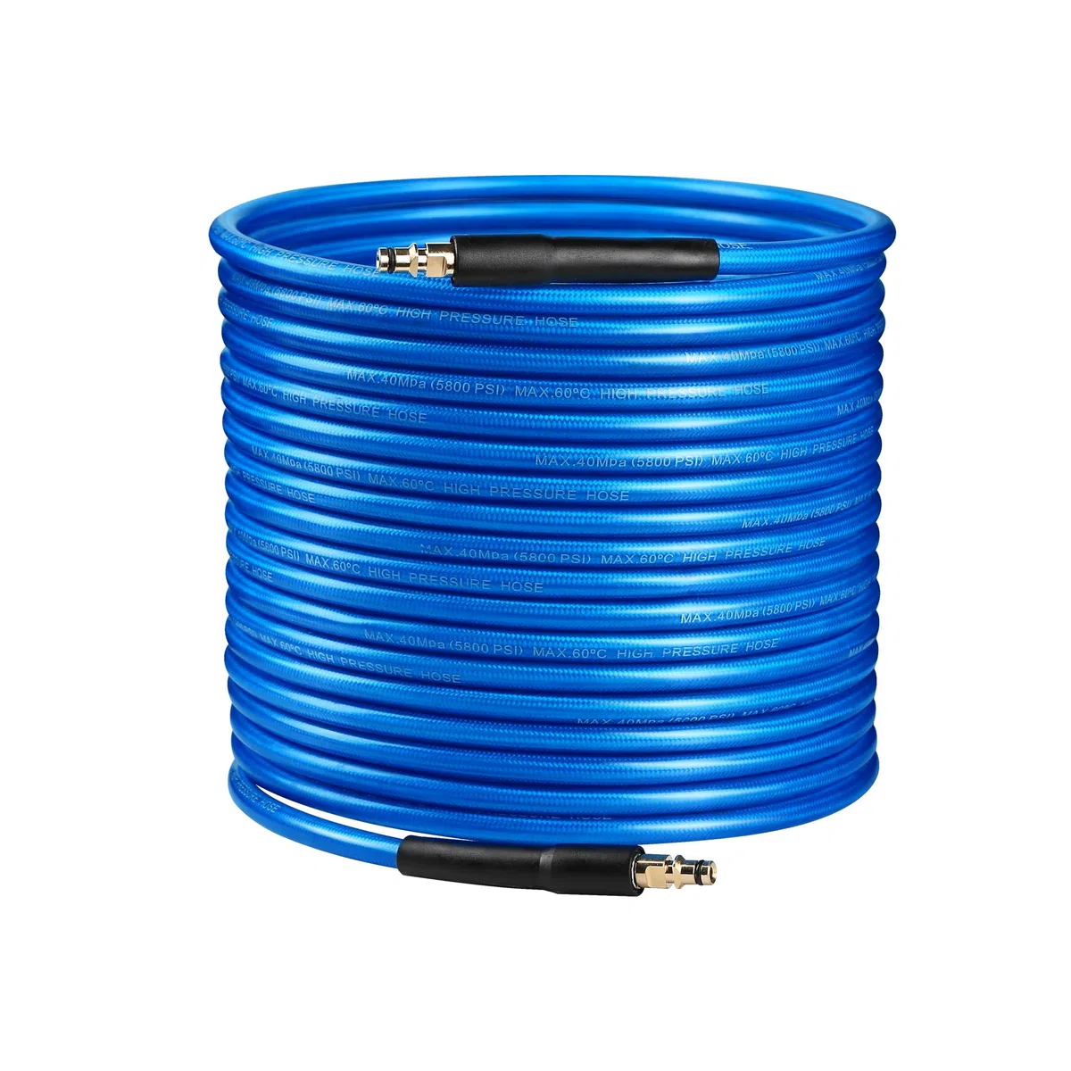 Manguera de repuesto para lavadora de alta presión de 30 m para Karcher K2 K3 K4 K5 K6 K7 Series Kit de limpieza de drenaje de manguera de extensión de conexión rápida azul 180 bar