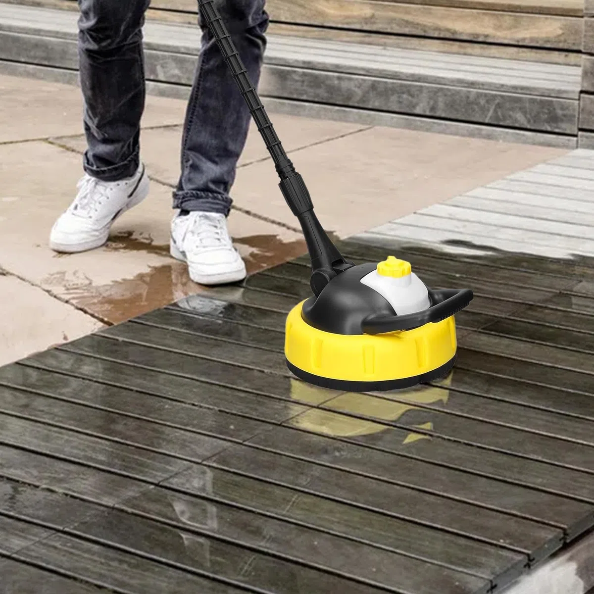 Limpiador de terraza Cepillo rotativo para serie Karcher K2-K7, T-Racer y lavadora a presión