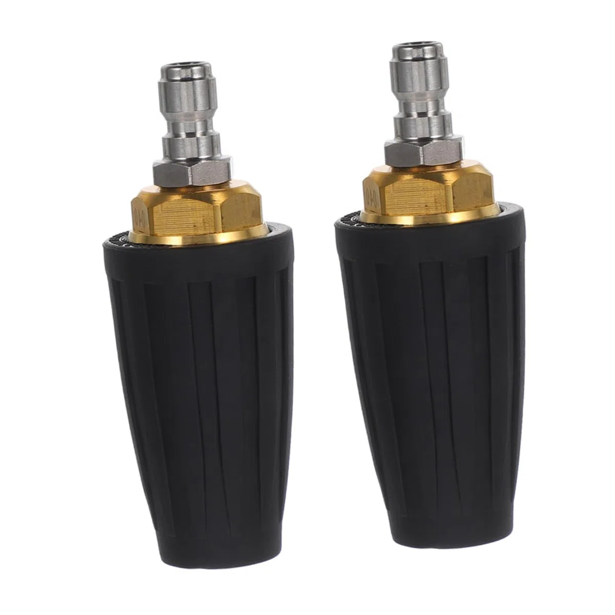 BESTonZON 2 piezas Boquilla Turbo Giratoria Psi con Conexión Rápida para Limpiadoras Alta Presión Resistente para Jardín Coche Concreto y Vinilo