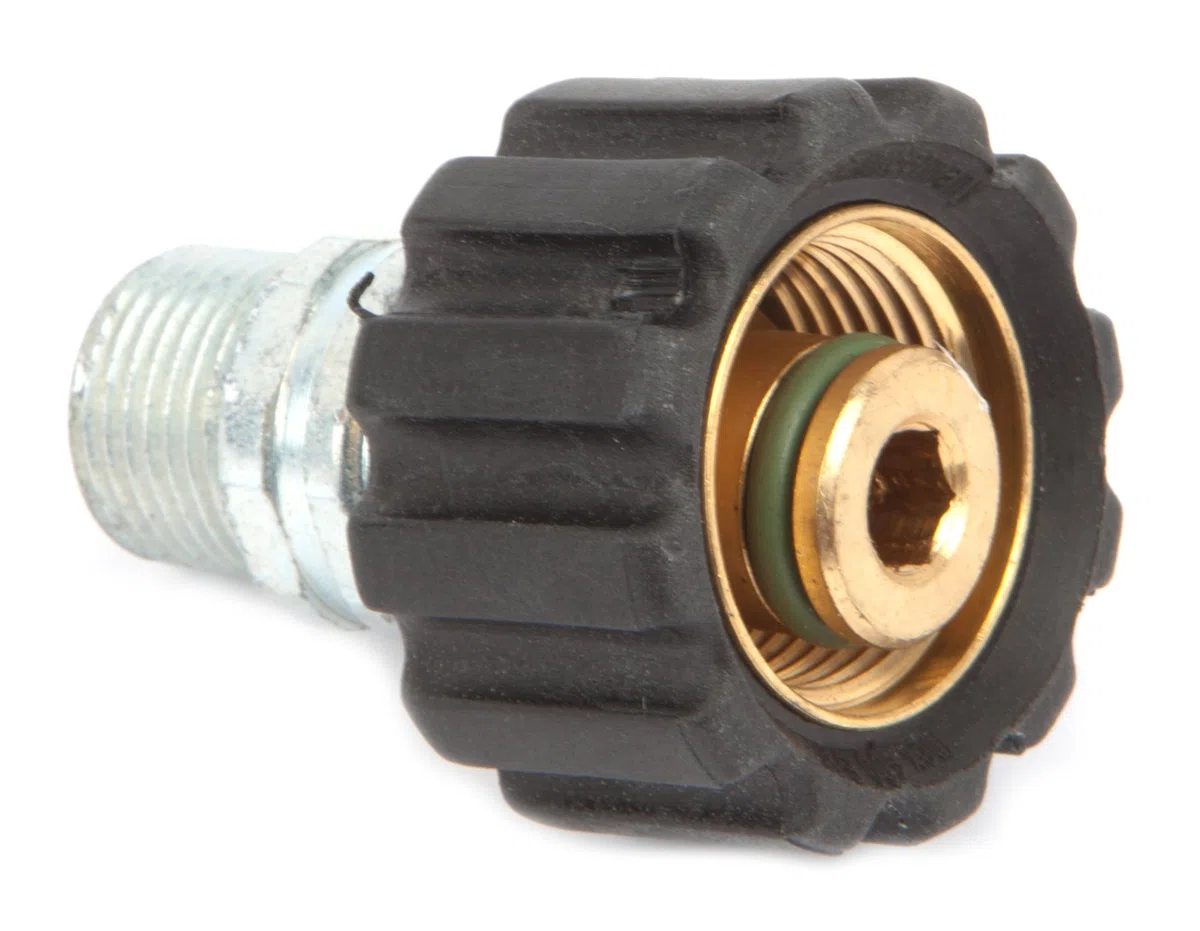 Forney 75109 limpiador a presión accesorios, rosca macho acoplamiento, M22 F a 3/8-inch macho NPT