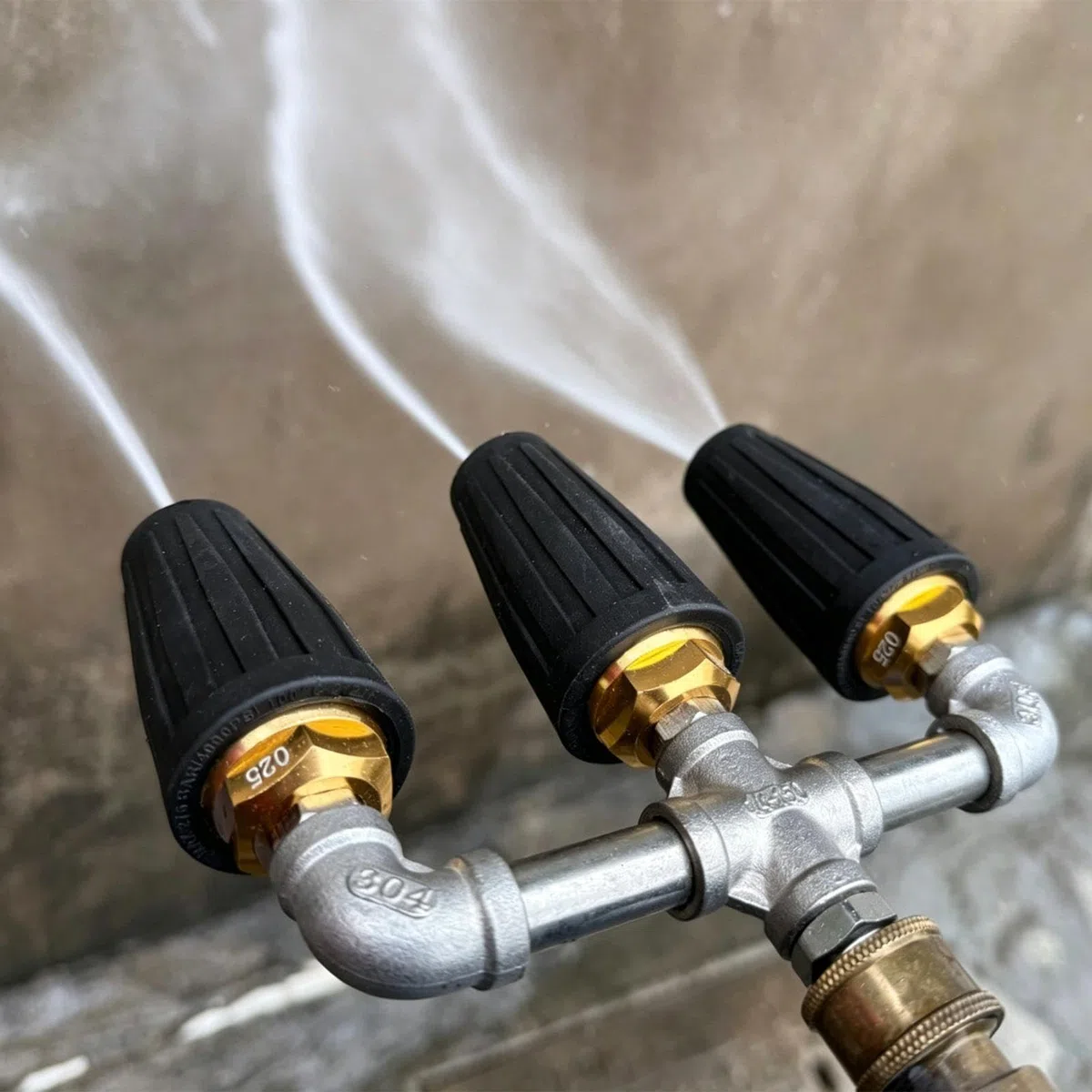 Boquilla Turbo Para Hidrolimpiadora 4000 PSI Resistente Con 360 Grados | Inyector Rotativo Para Limpiadora En Entradas Casas Vehículos Jardines Pavimentos Vallas Suelos Paredes
