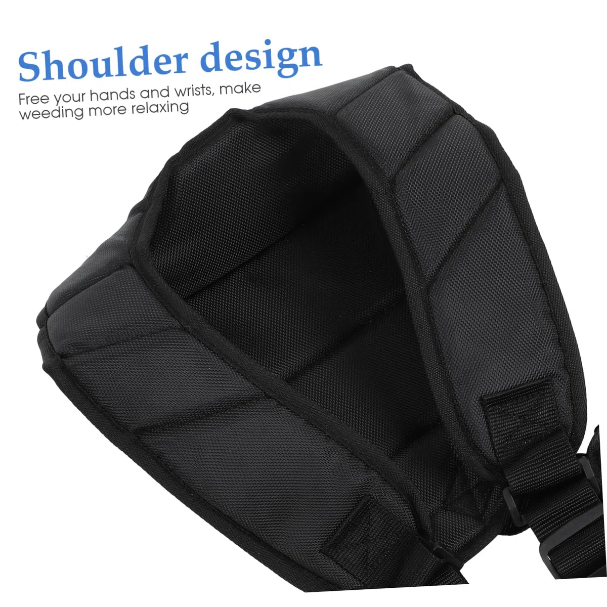 VANZACK Correa de Doble Hombro Nylon Resistente para Desbrozadora con Gancho de Transporte y Cinturón Ajustable para Cortar Césped Cómodamente