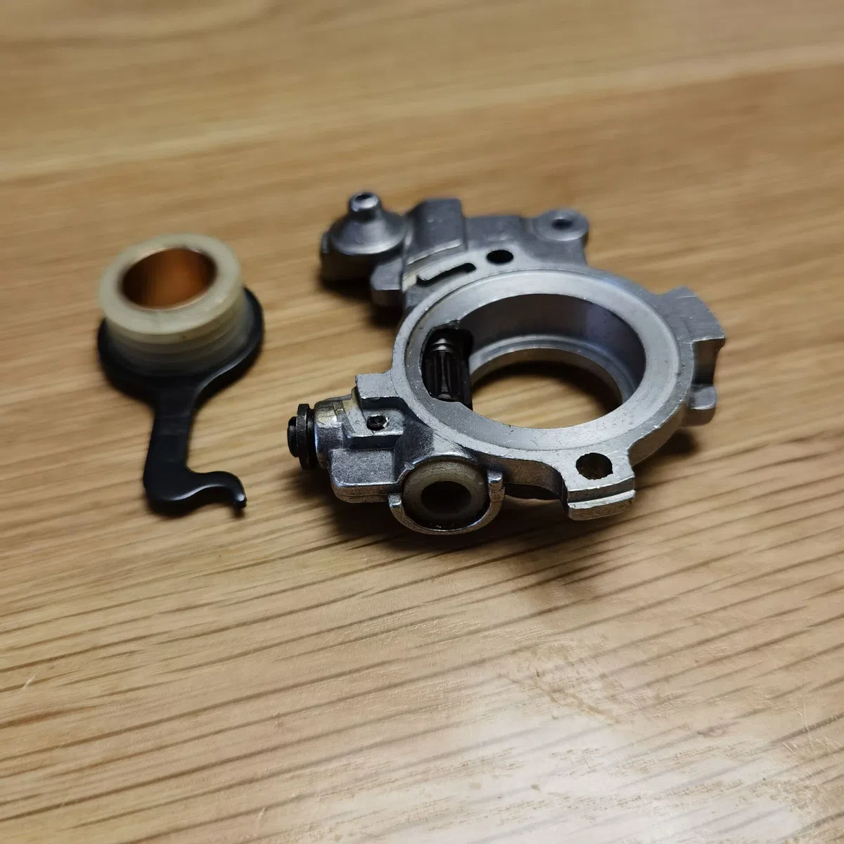 Juego de Engranajes helicoidales de Aceite Compatible con Motosierra 066 MS660 (repuestos)
