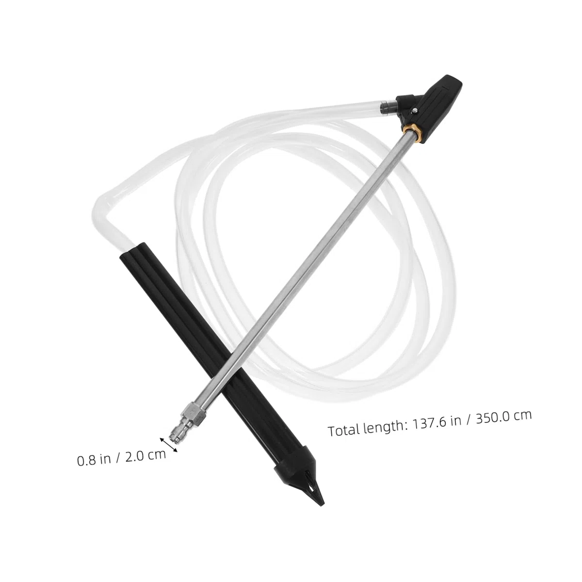 Cabilock Lanza De Limpieza De Alta Presión 1/4 55 Cm Para Hidrolavadora, Pistola De Chorro De Arena, Accesorios Para Limpieza Automotriz y Exterior, Uso Multifuncional Para Coche